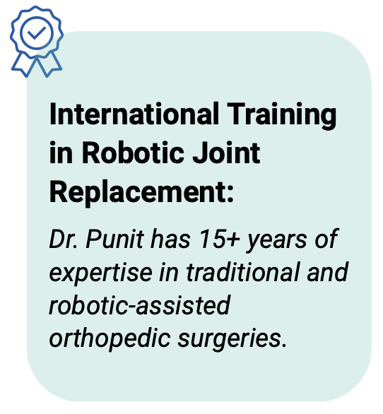 Intenational Training in robotic joint replacement