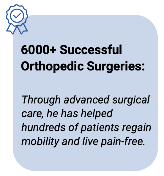 6k successful orthopedic surgeries