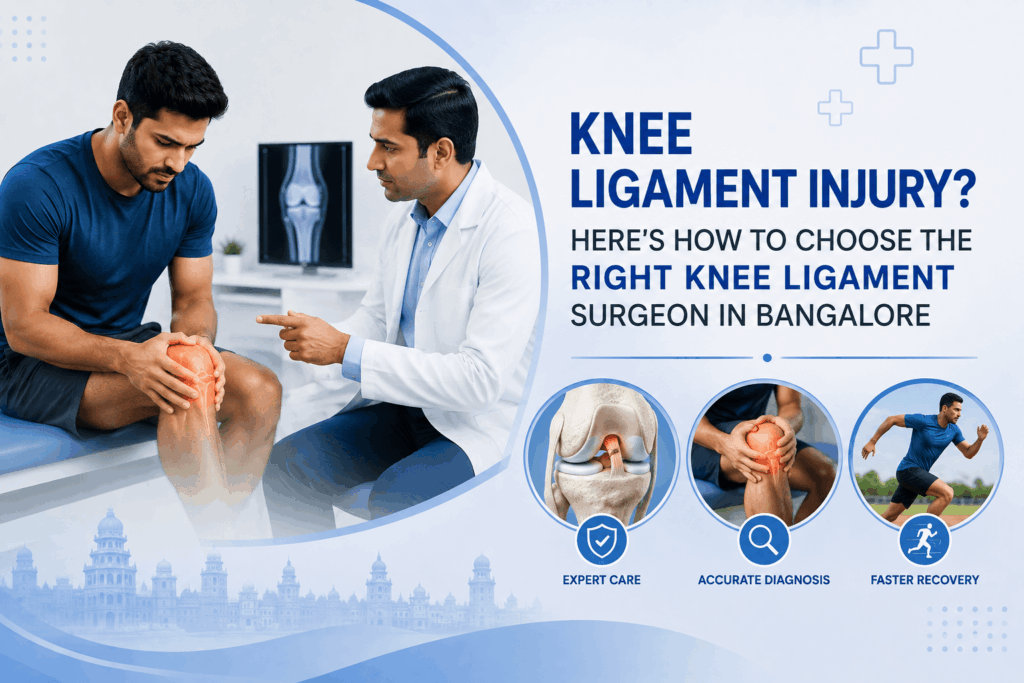 Knee ligament injury consultation with a surgeon in Bangalore