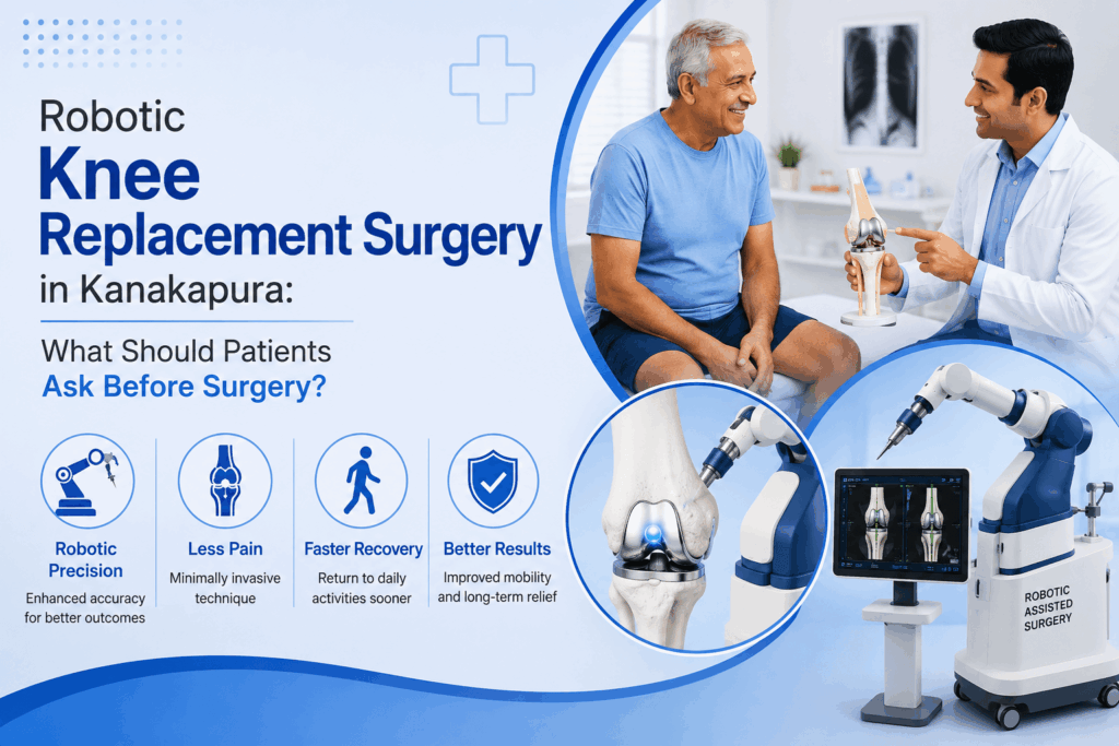 Robotic knee replacement surgery in Kanakapura