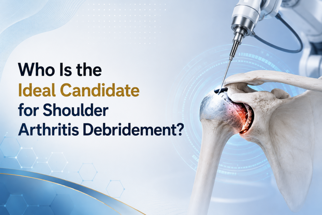 Shoulder arthritis debridement procedure