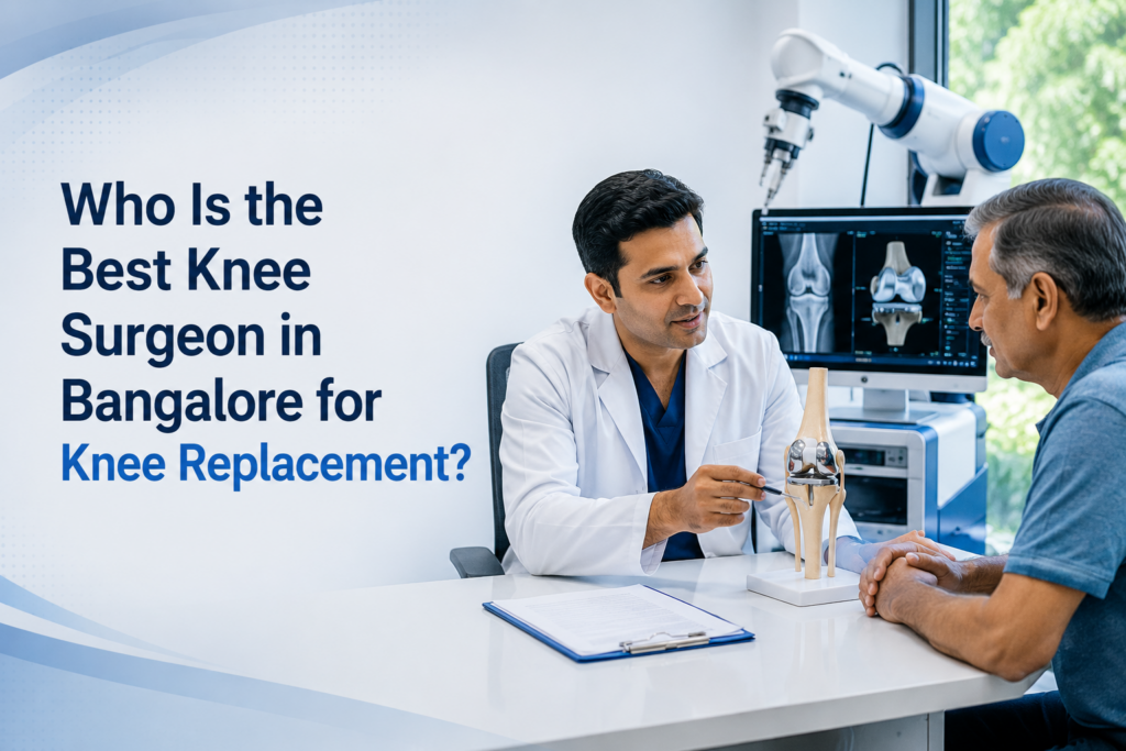 Looking for the best knee surgeon in Bangalore? Learn how to choose a knee replacement specialist based on experience, expertise, technology and patient care.