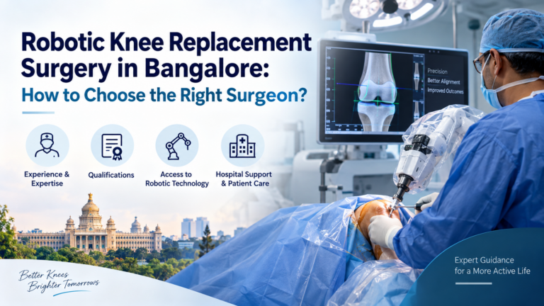 Robotic knee replacement surgeon in Bangalore