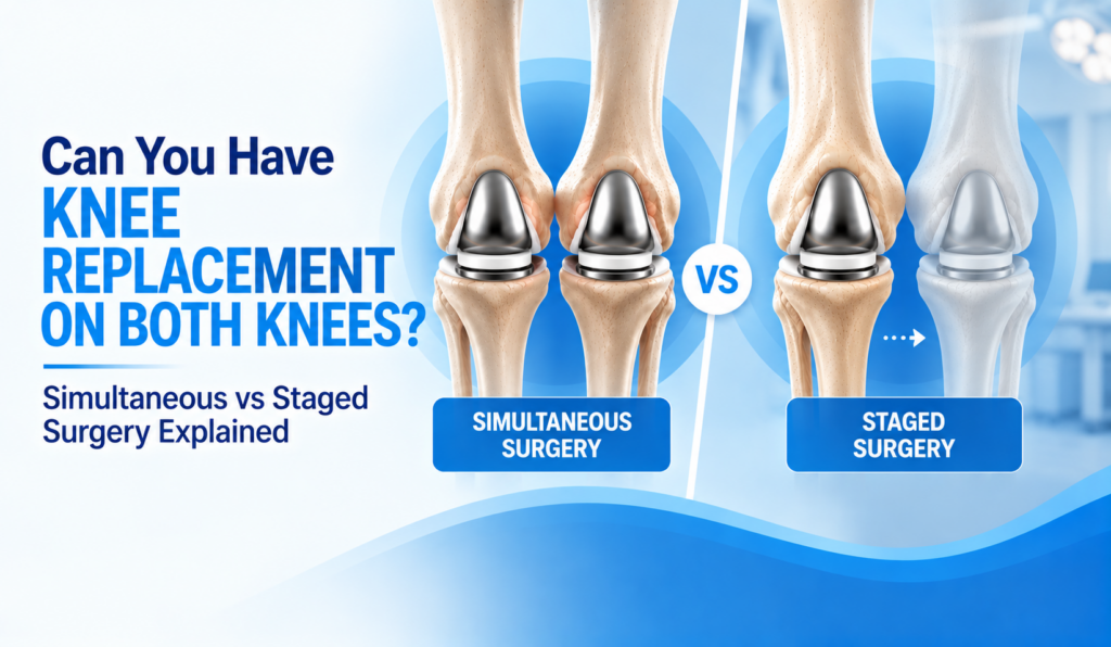 Knee replacement on both knees