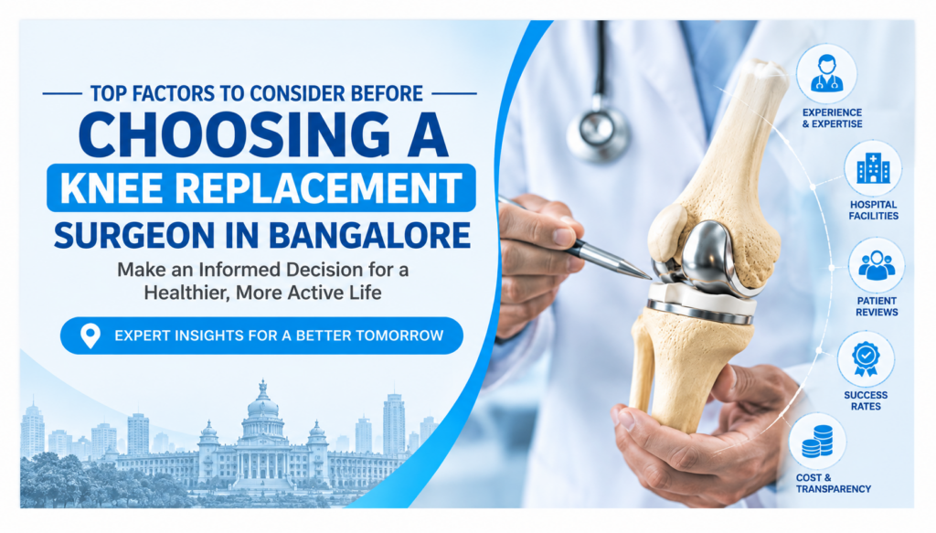 Top Factors to Consider Before Choosing a Knee Replacement Surgeon in Bangalore